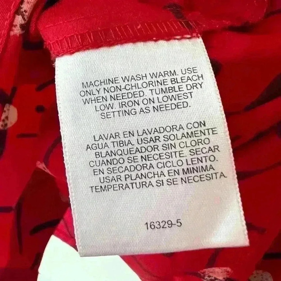 Vintage Liz Baker Red and Black Polka Dot Button Up Blouse Retro Eclectic 14 - Picture 9 of 12